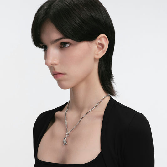 S925 Swinging Blue Booby Pendant