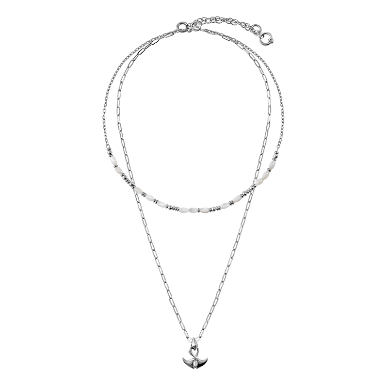 Mini Manta Double-Layer Necklace
