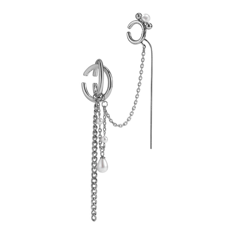 Pearl Wrapped Ear Cuff