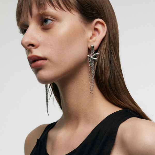 Peace Dove Tassel Earrings