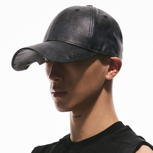 Asymmetrical Deep-Crown Cap