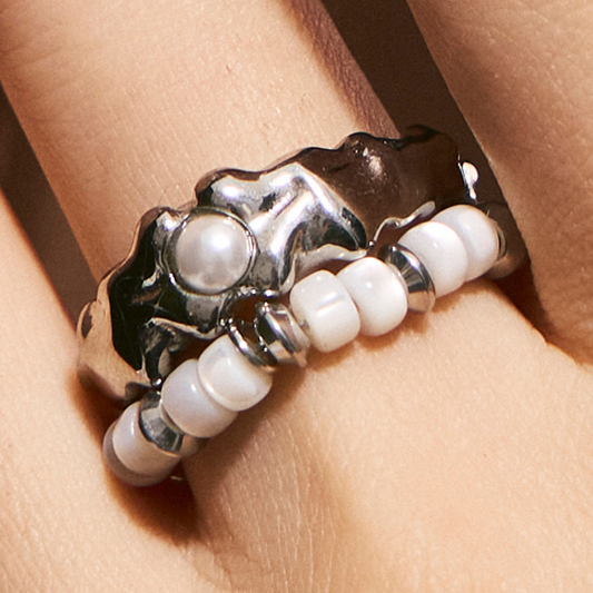 Layered Siren Bone Ring