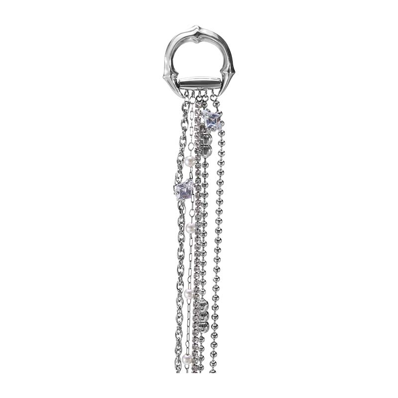 Crescent Knight Beaded Necklace