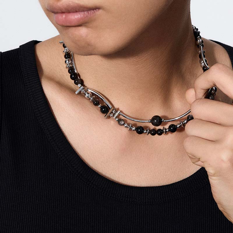 Knight Armor Beaded Necklace