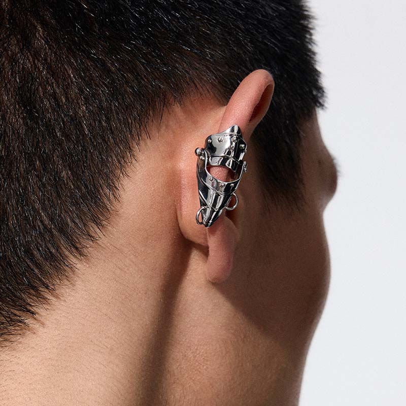 Knight Armor Ear Cuff