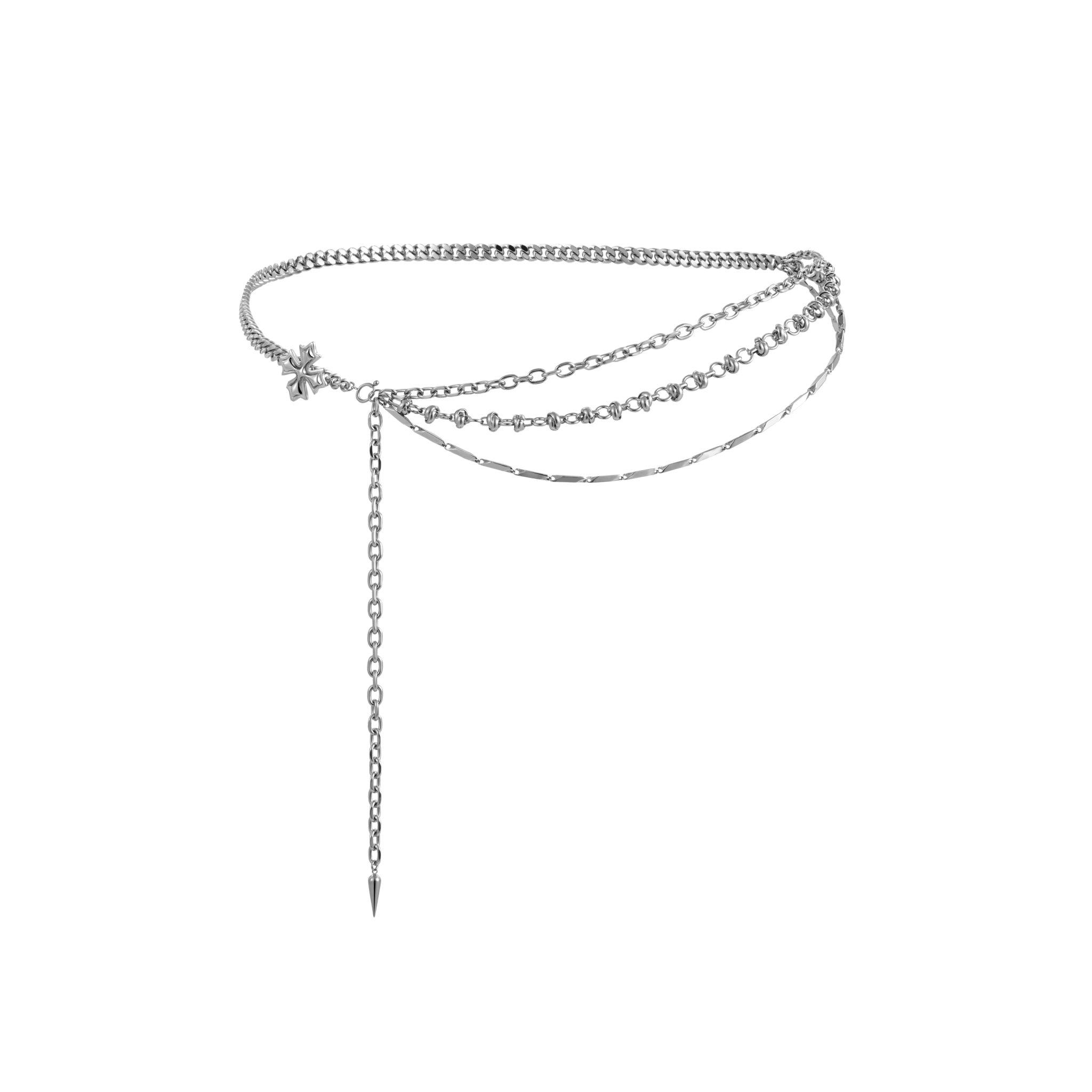 Crossflower Multi-Chain Belt – Blackheadshop