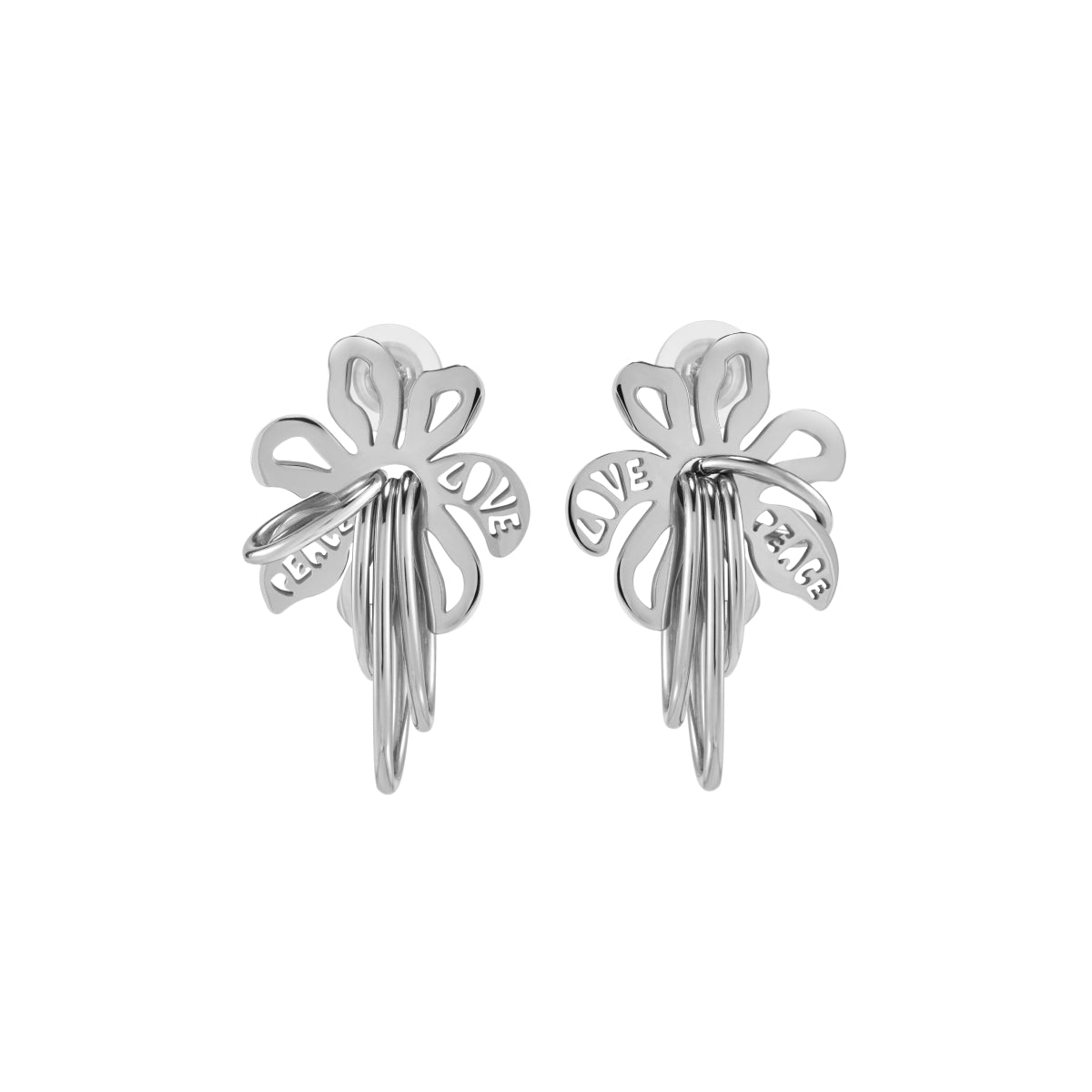 Anti-War Flower Earrings