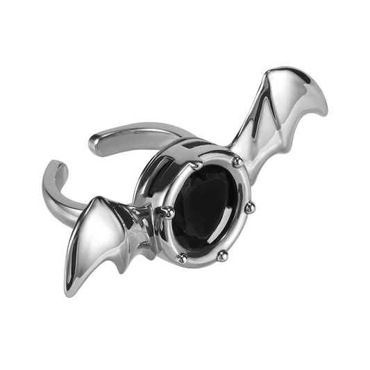 外星人登陆机械蝙蝠开口戒指