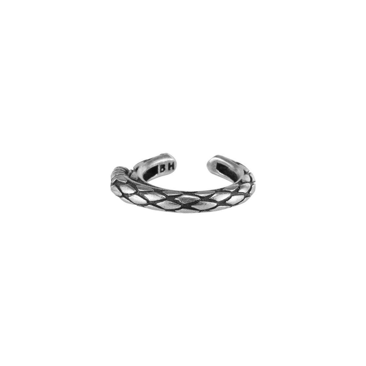 S925 Rattlesnake Tail Ear Cuff (Single), view 3