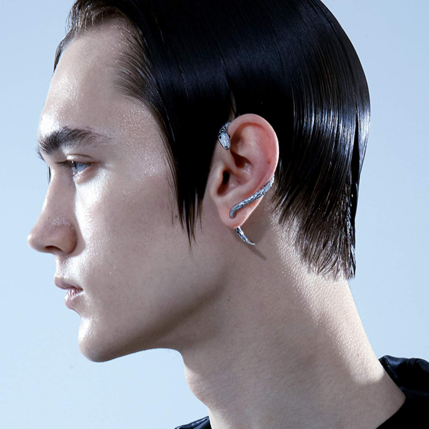 Empty Town-Snake Snake Clip Earring