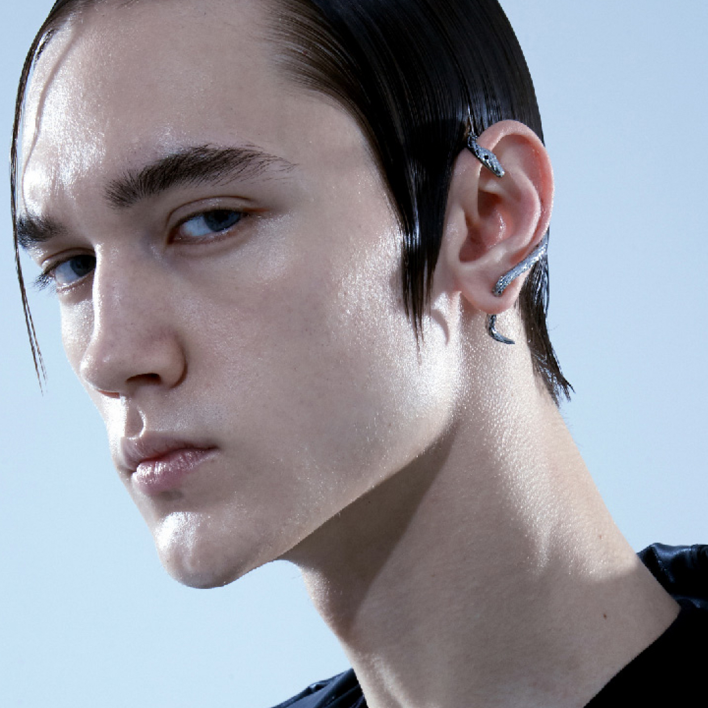 Empty Town-Snake Snake Clip Earring