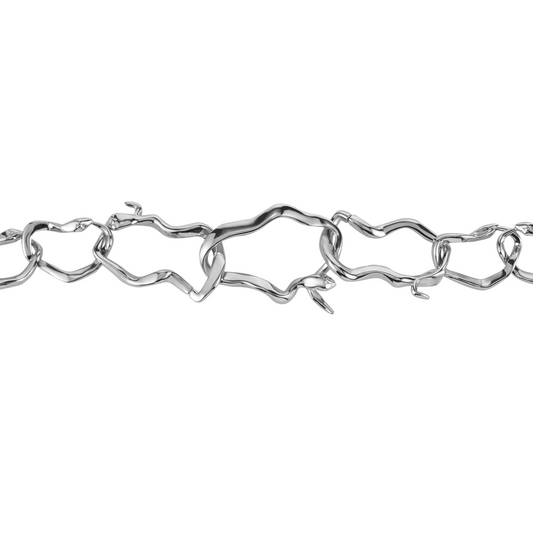 Ring-Shaped Snake Bone Necklace