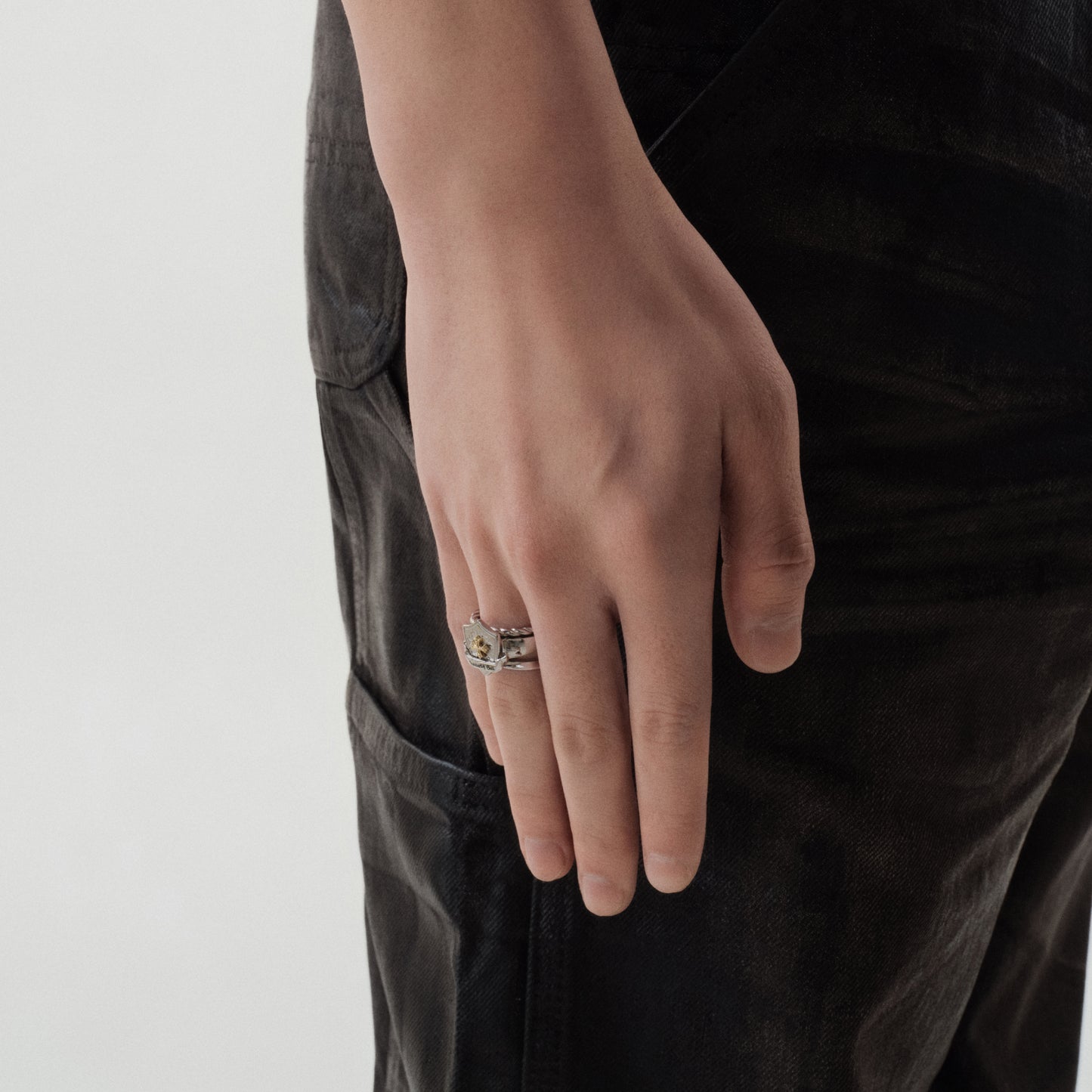 Prom Emblem Stacking Ring Set