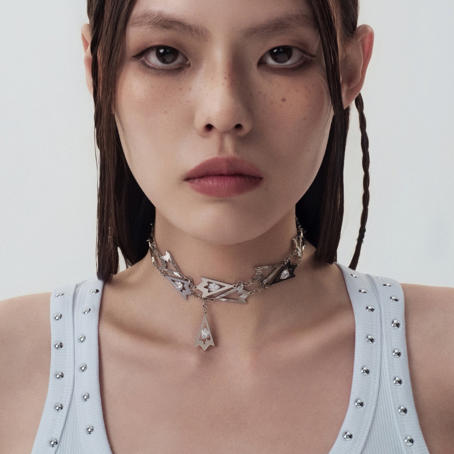 Cornflower Petal Choker