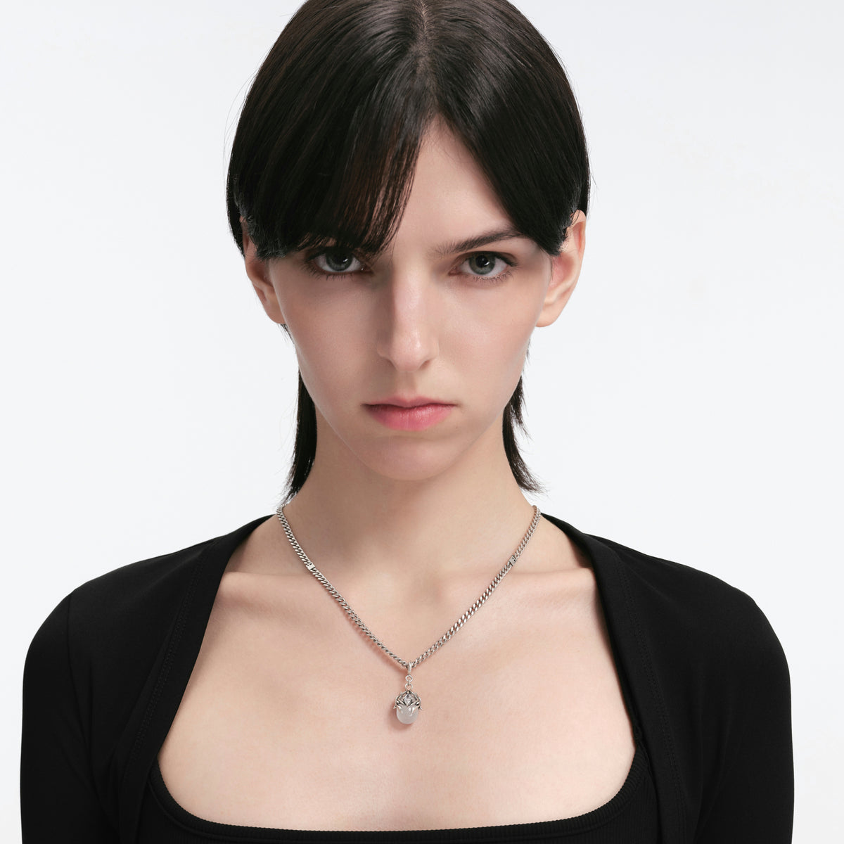 S925 Booby Bird Egg Pendant