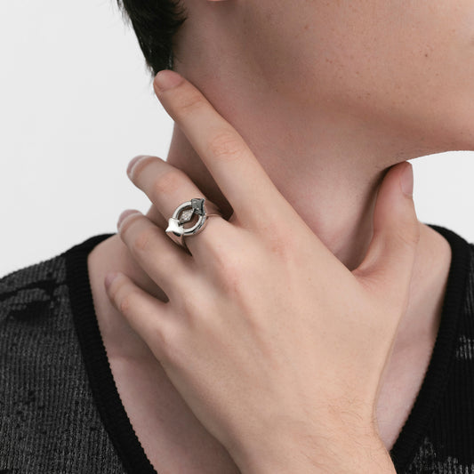 Radiant Starburst Signet Ring