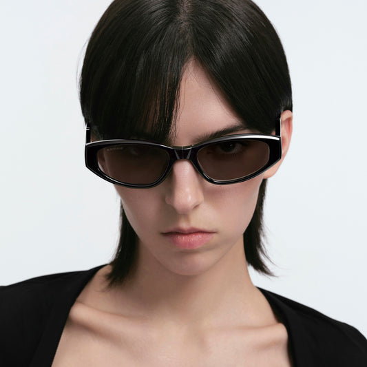 Slim Square Folding Sunglasses – Grey Photochromic