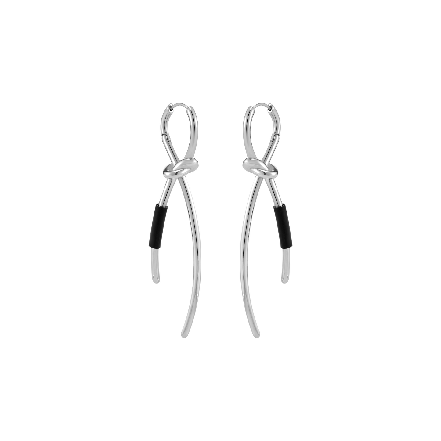 Twisted Knot Hinged Earrings