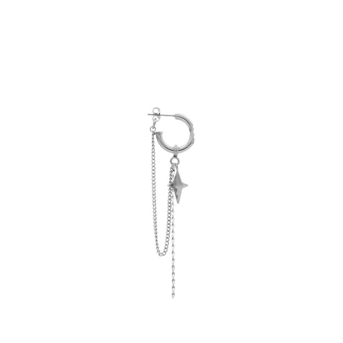 Zircon Starburst Pendant Earrings
