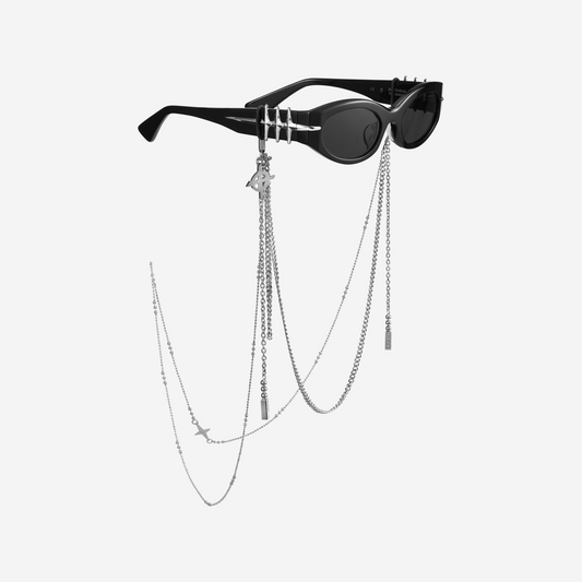 Starburst Decorated Double-Layer Glasses Chain