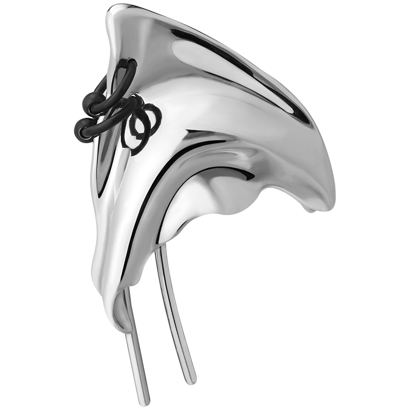 Black Gloves Witch Cat Elf Earhook