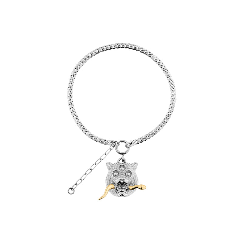 BLACKHEAD×KIYOKAWA Three-Eye Tiger Necklace/Bracelet