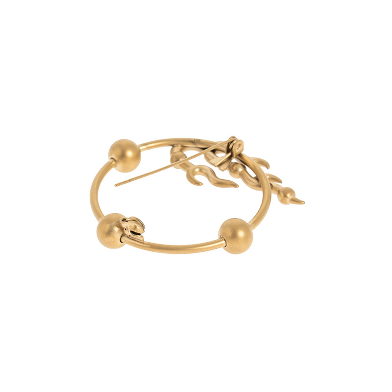 The Seven Deadly Sins- Lus Flame Shape Brooch