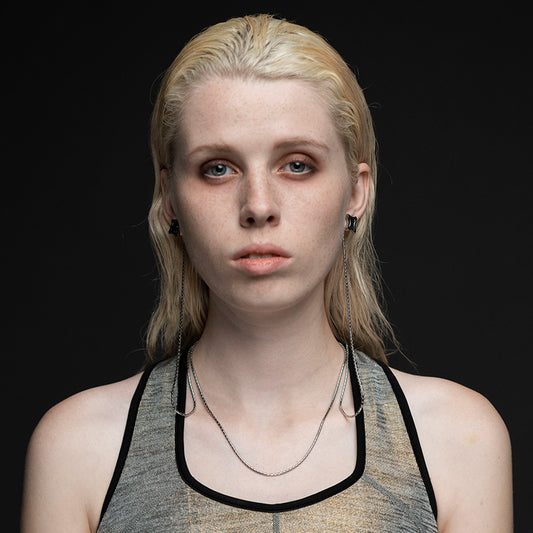 The Seven Deadly Sins-Wrath Stud Earrings & Necklace Set