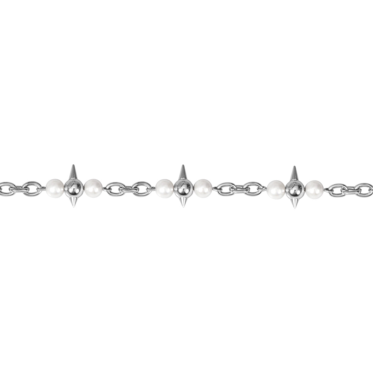 Y2B SERIES Double Chain Detachable Flower Expression Pendant Spike Necklace