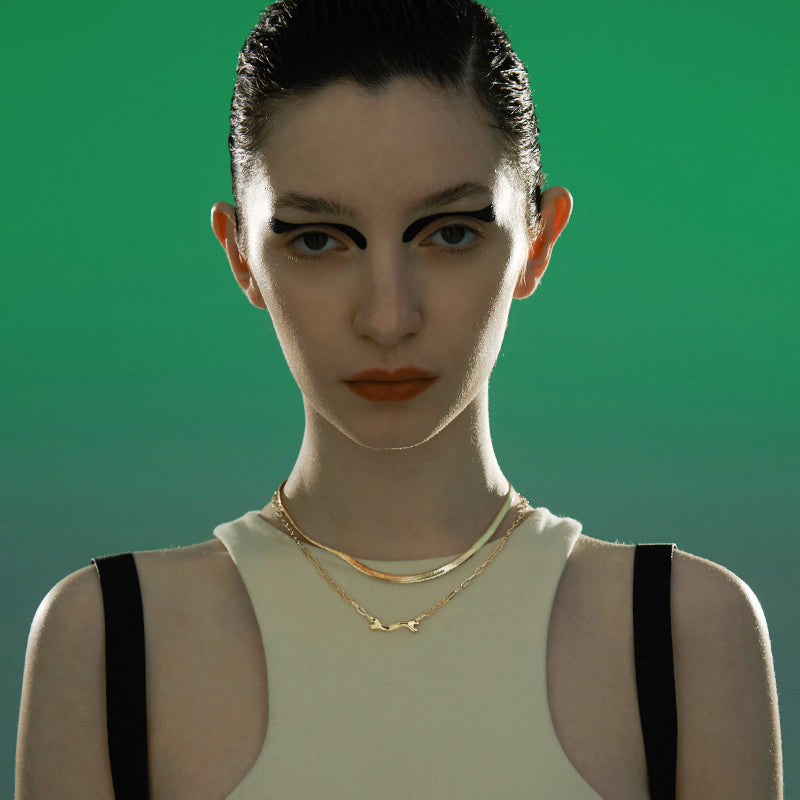 Hardware PlayStation Wrench Pendant Snake Chain Necklace Set