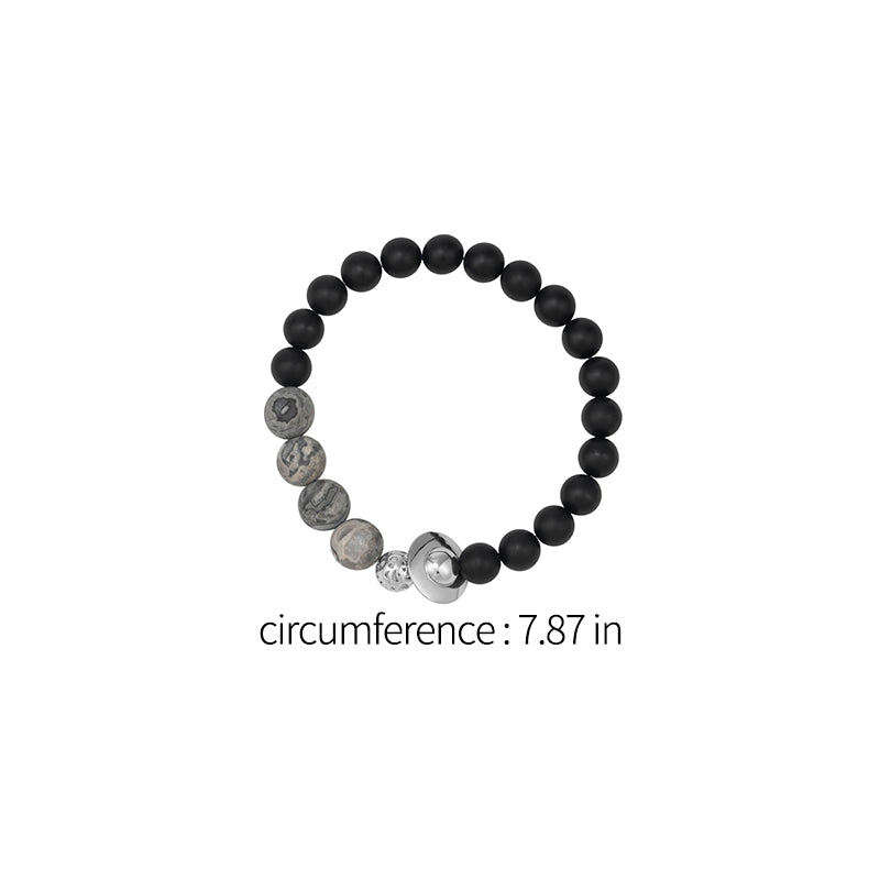 Georgium Sidus Planet Shape Agate Bracelet