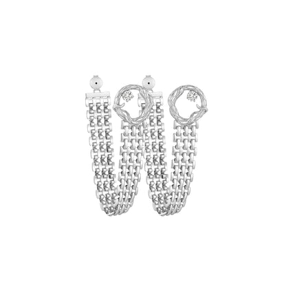 Snake Loop Watch Strap Earrings
