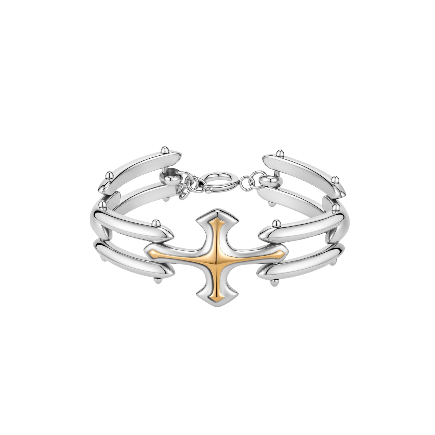 Starburst Key Double Rail Bracelet