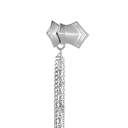 Armor Tassel Braided Hair Clip