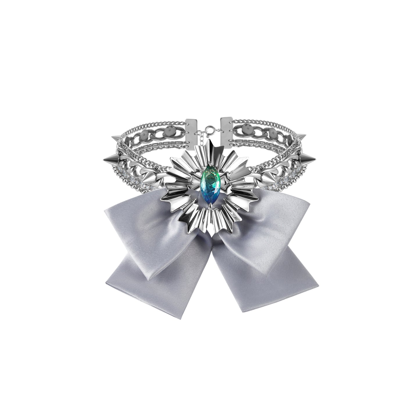 Prom Medal Studded Choker