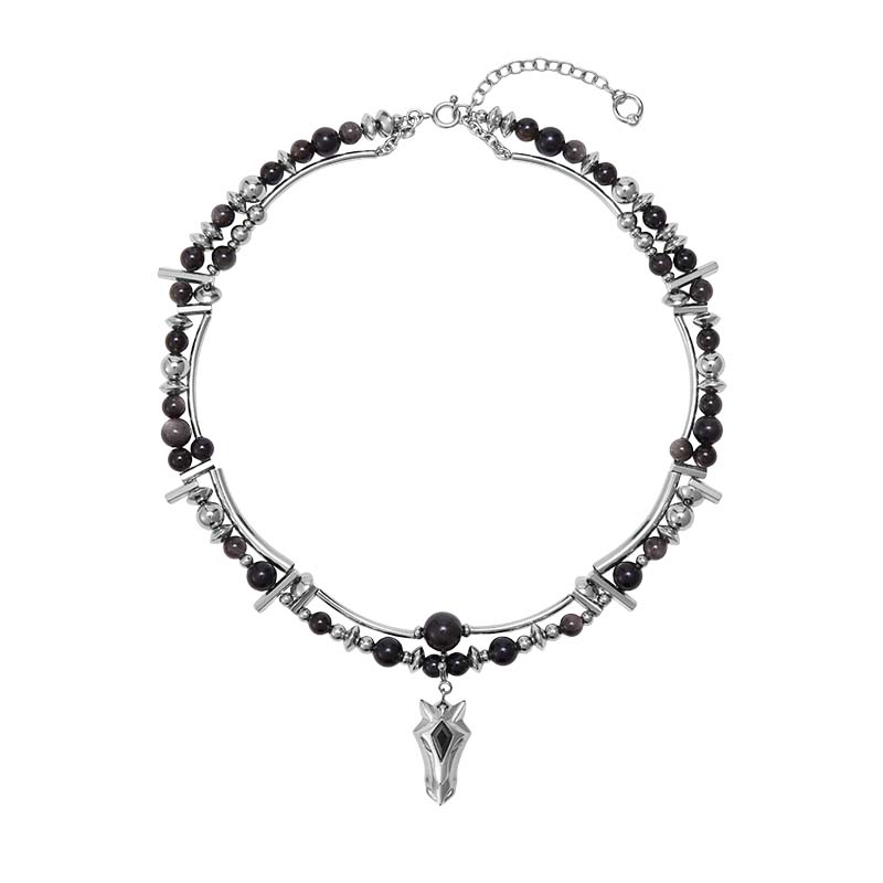 Knight Armor Beaded Necklace