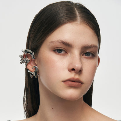 Devil Spike Ear Cuff (Non-piercing)- Halloween Exaggerated Ear