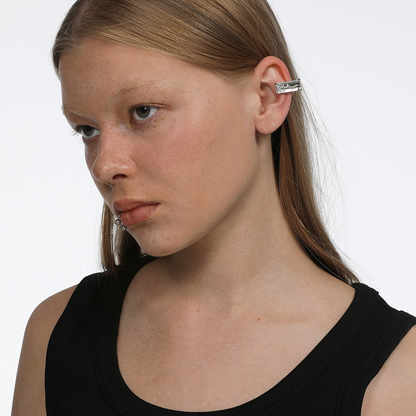 The X-Files Three-Dimensional Rose Decoration Non-piercing Earring Clip (Single)