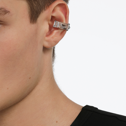 The X-Files Three-Dimensional Rose Decoration Non-piercing Earring Clip (Single)