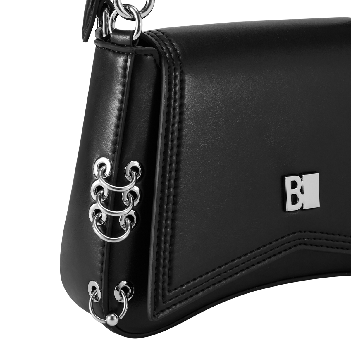 Star Of Bethlehem B Square Double Shoulder Strap Rivet Mini Bag