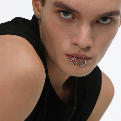 The X-Files Bone Combination Piercing-Free Lip Decoration