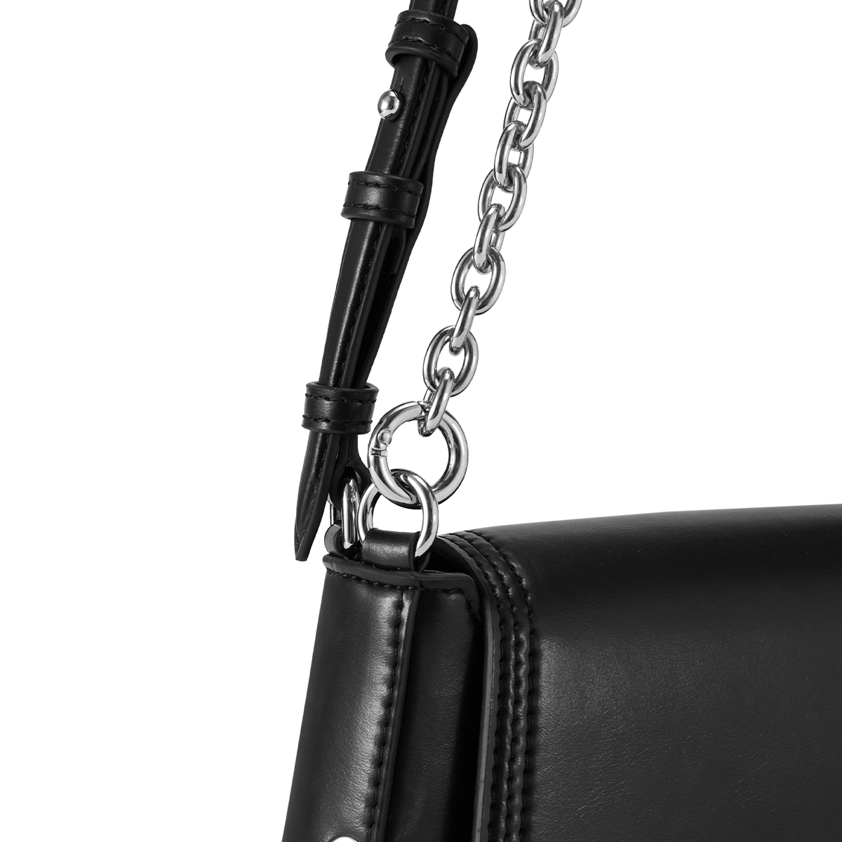 Star Of Bethlehem B Square Double Shoulder Strap Rivet Mini Bag