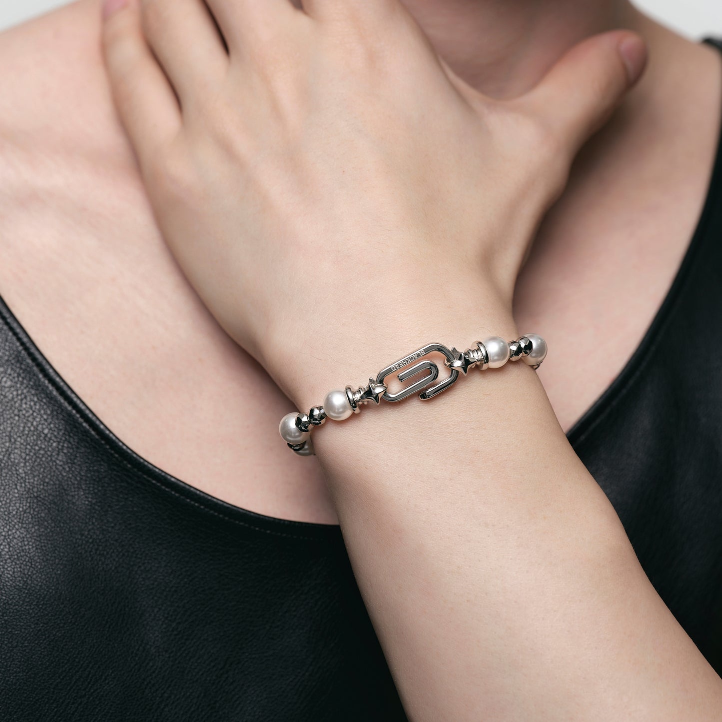 Paperclip Nebula Beaded Bracelet