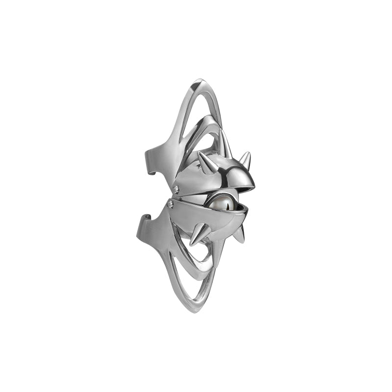 Punk Eye Armor Ring