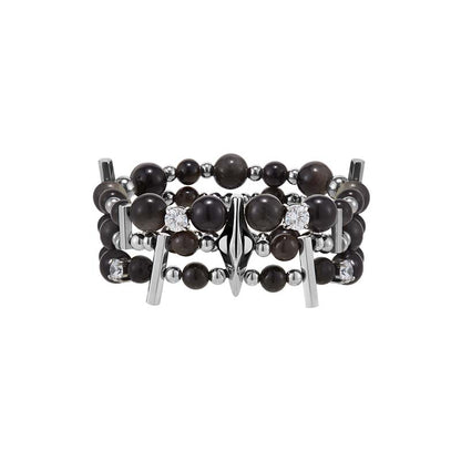 Crescent Knight Multi-Layer Bracelet