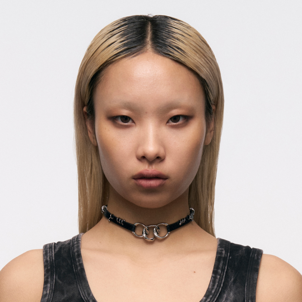 BLACKHEAD Snake Pattern Triple Serpent Choker – Punk Leather