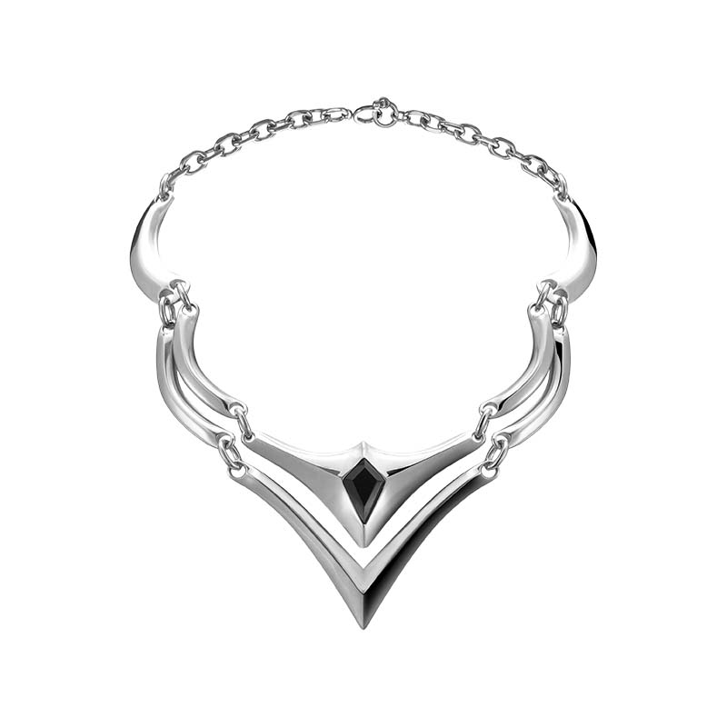 Knight Armor Double-Layer Necklace