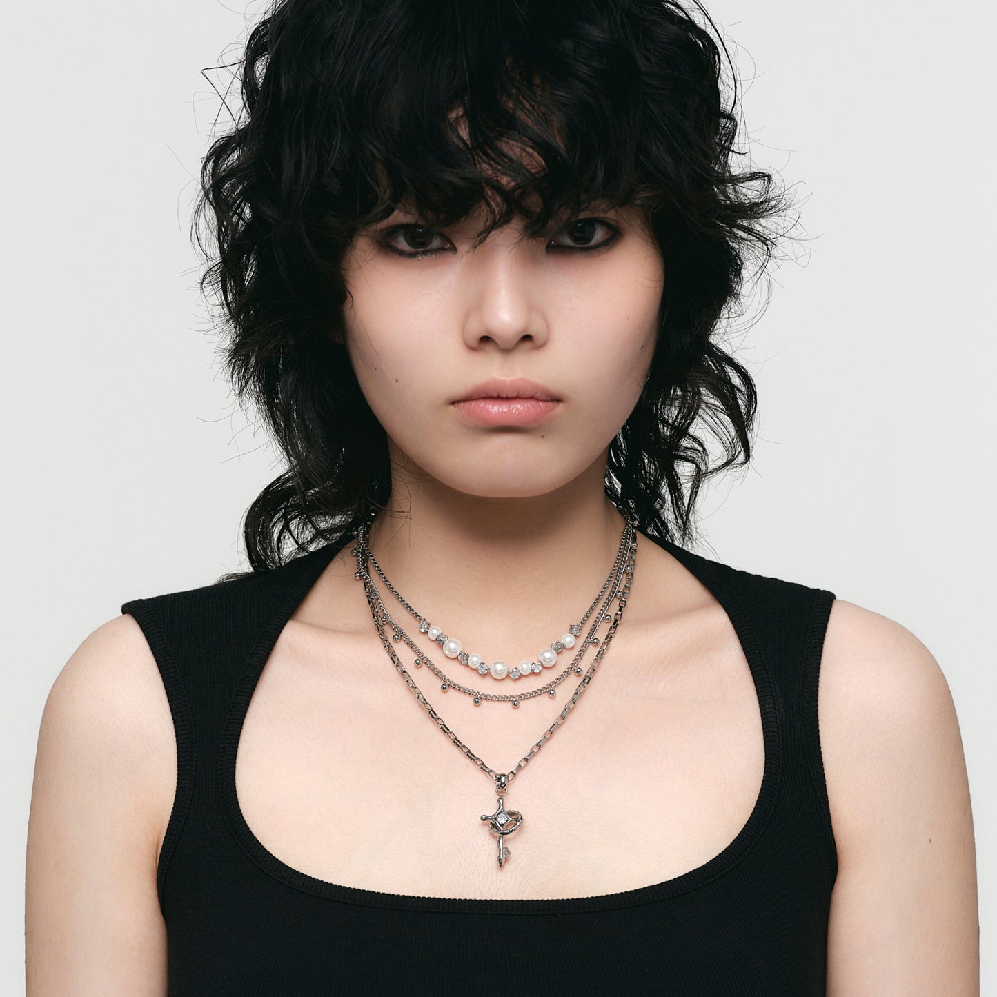 Starburst Key Layered Necklace
