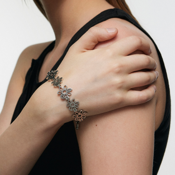 Anti-War Flower Bracelet