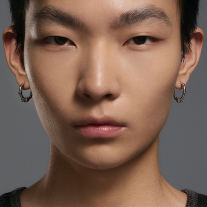 S925 Piercing Ball Earrings